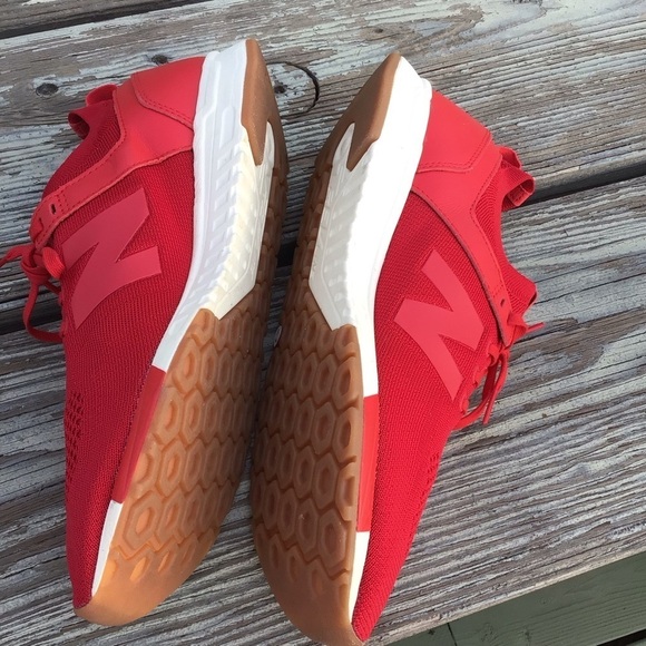 Red  New Balence Men Two Four Se7en Shoes, size 13 - Picture 4 of 6